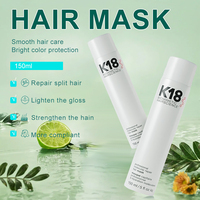 150ml K18 Leave-In Molecular Hair Mask Original Repair Molecular Hair Damaged Dry Frizzy 4 Minutes Treatment Moisturize
