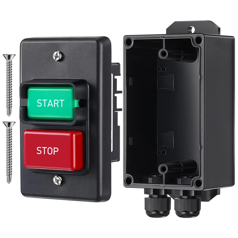 

ABJY-для настольной пилы, сверлильного станка, настольной пилы, совместимого с двухтактным фазовым переключателем включения/выключения напряжения 120 В/220 В/380 В с глубоким переключателем Hardw