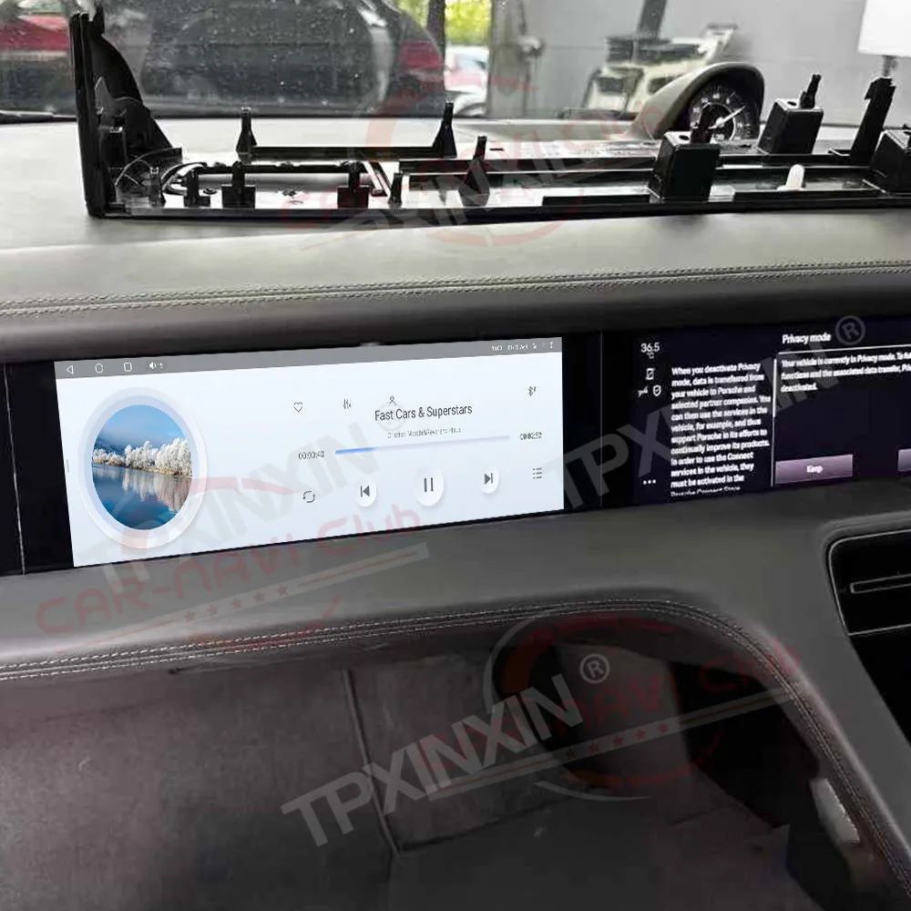 11 Inch Car LCD Digital Cluster For Porsche Taycan 2019-2025 Virtual Cockpit Speed Meter Car Co pilot seat Dashboard For RHD