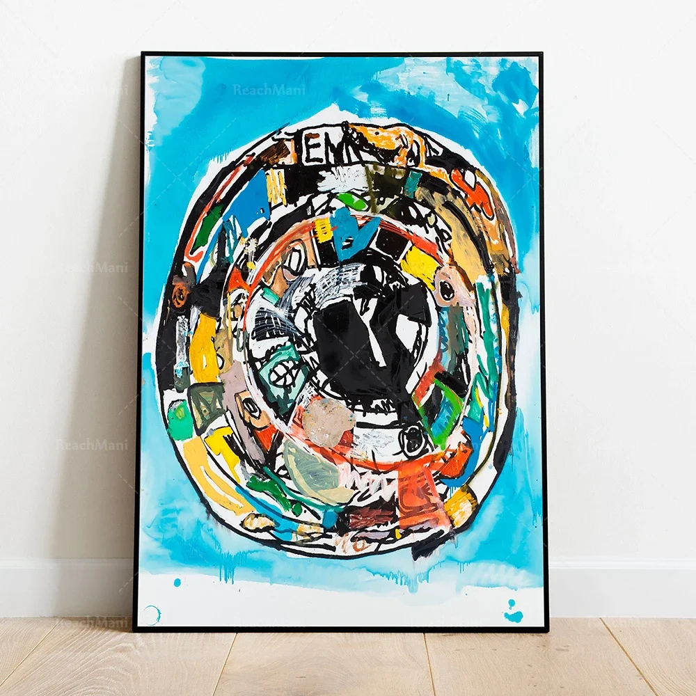 Love Letter #19 - Eddie Martinez Art Print, Pop Art Print, Abstract art print, Contemporary Art, Eddie Martinez Poster, Abstrac