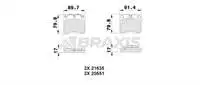 Store code: AA0152 inside brake pad (15 