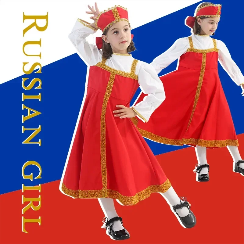 Costumes for Women Halloween Russian Traditional Costumes for Girls Children\'s Day Party Costumes Carnival Children\'s Costumes