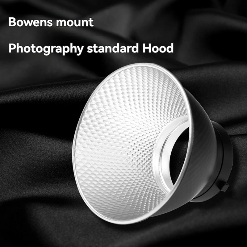 Standard Reflector Diffuser Lamp Shade Dish for Bowens Bayonet Mount Studio Strobe Flash Light Reflector 55 Degrees-A56M