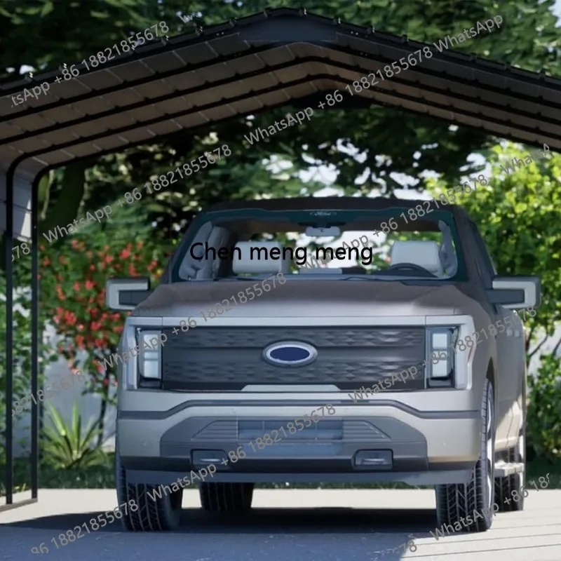 Durable 12x20ft Steel Carport, Weather-Resistant Outdoor Shelter for Vehicles and Storage