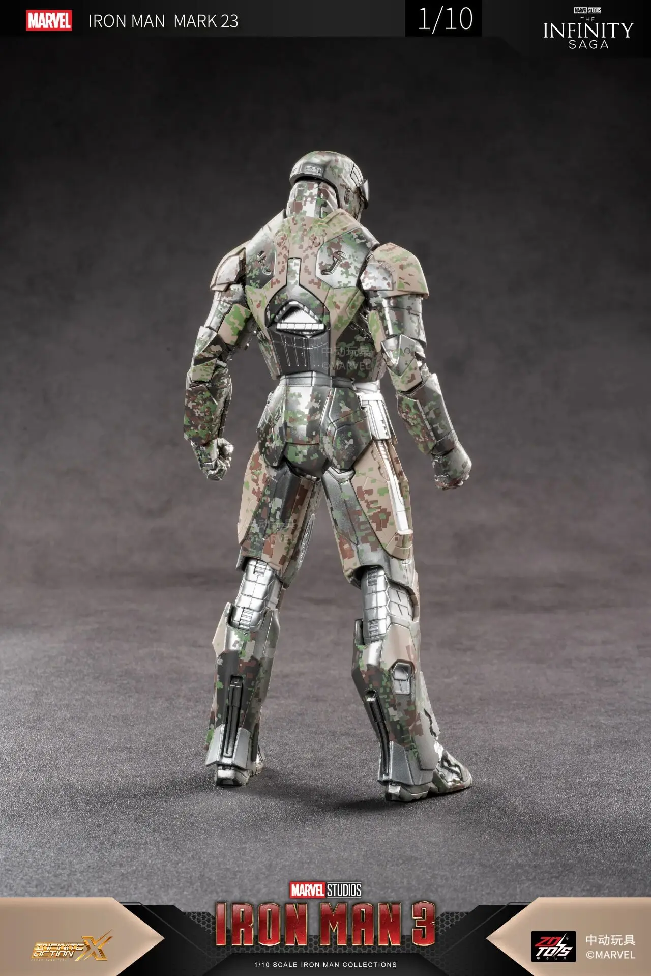 ZD Toys Marvel Avenger Iron Man Mark23 Shades Action Figure