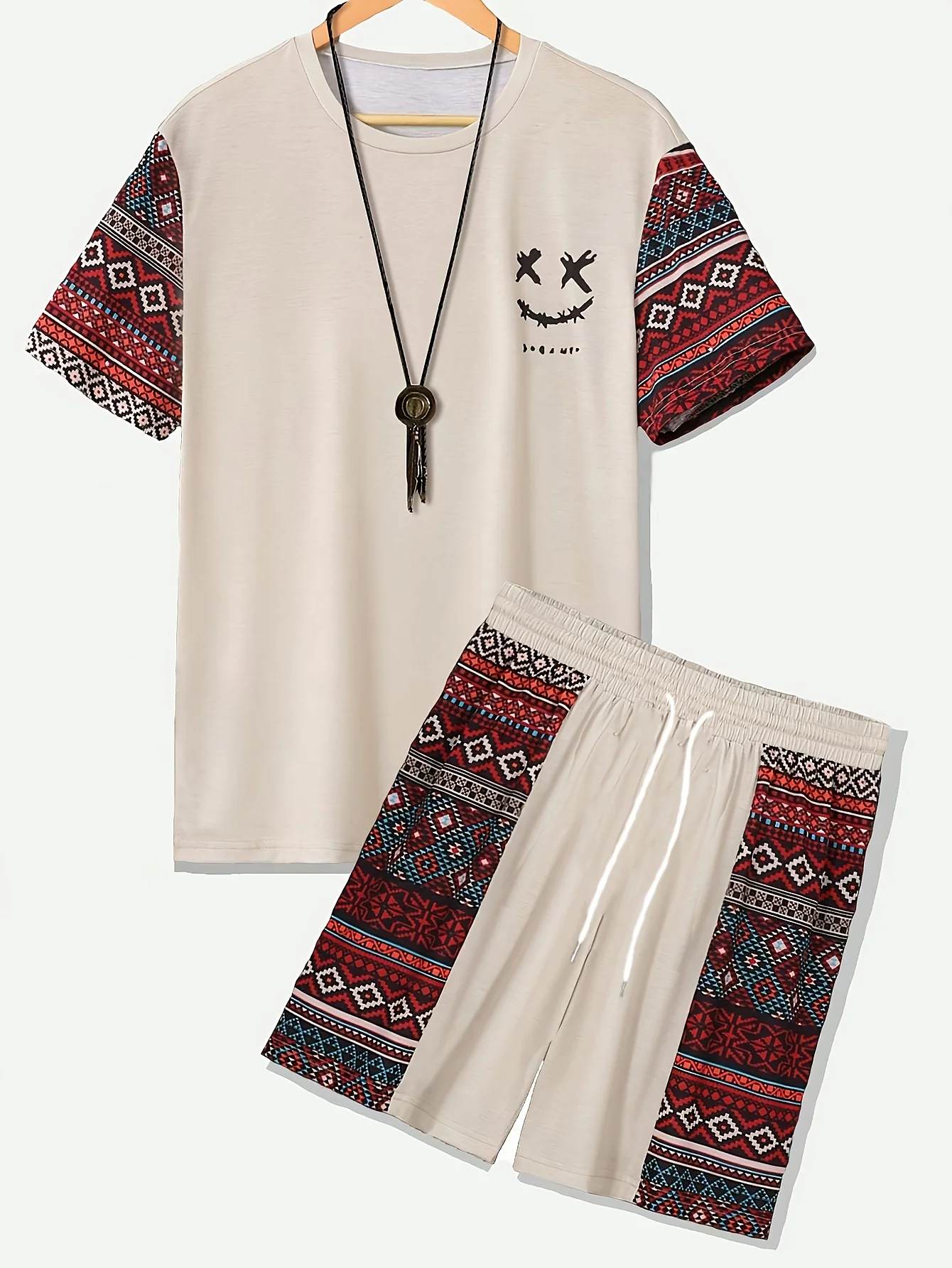 

2026 Summer New Men's Set: Y2K Oversized Casual T-shirt, Training Fitness Quick-dry Shorts, Fashion Bestseller Jersey