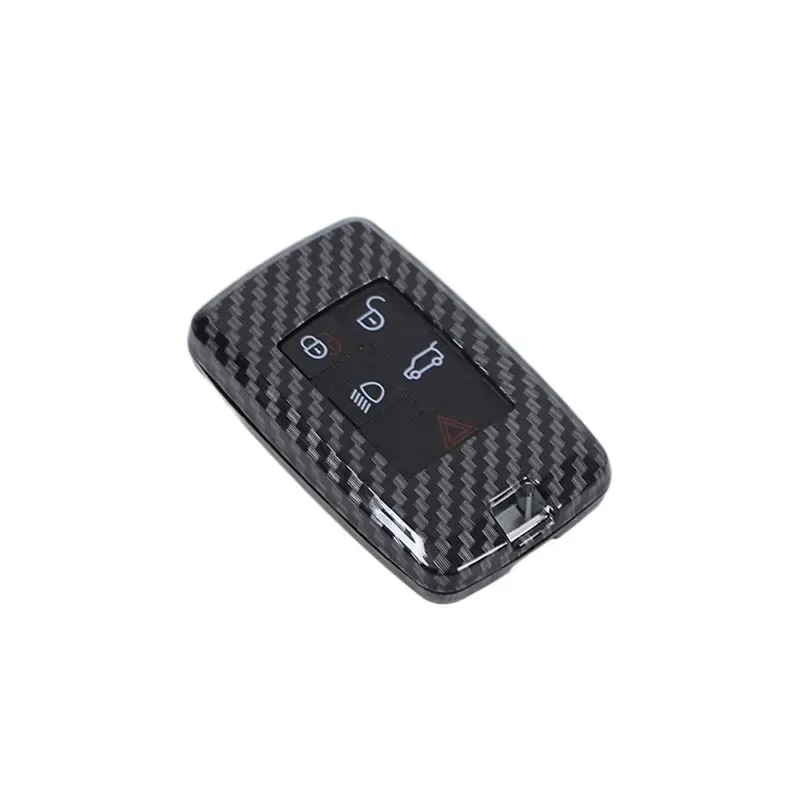 لاند روفر المدافع 90 110 130 2020-2025 ABS ألياف الكربون مفتاح السيارة قذيفة غطاء الكسوة اكسسوارات السيارات #5