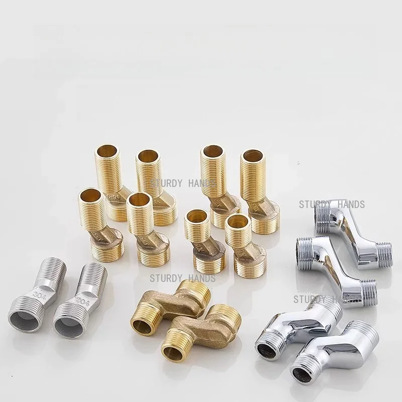 2PCS Metal Shower Faucet Connector, Pipe Joint, Household Hardware Accessories, Bathroom Showerhead Connector, STURDY HANDS