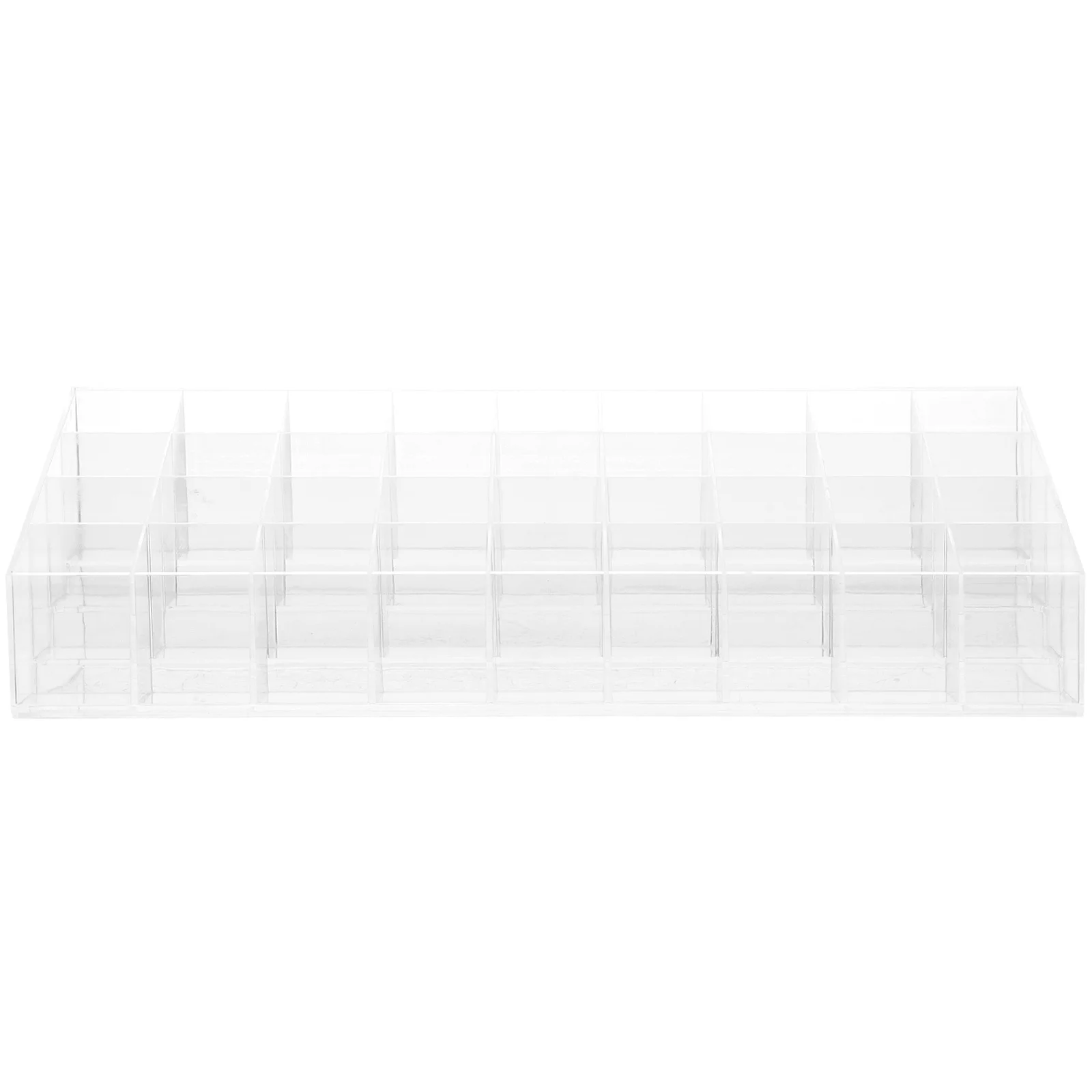 デスクトップ口紅オーガナイザー クリア収納ボックス 高級素材 大容量 リップグロス ディップパウダー メイクアップ整理用