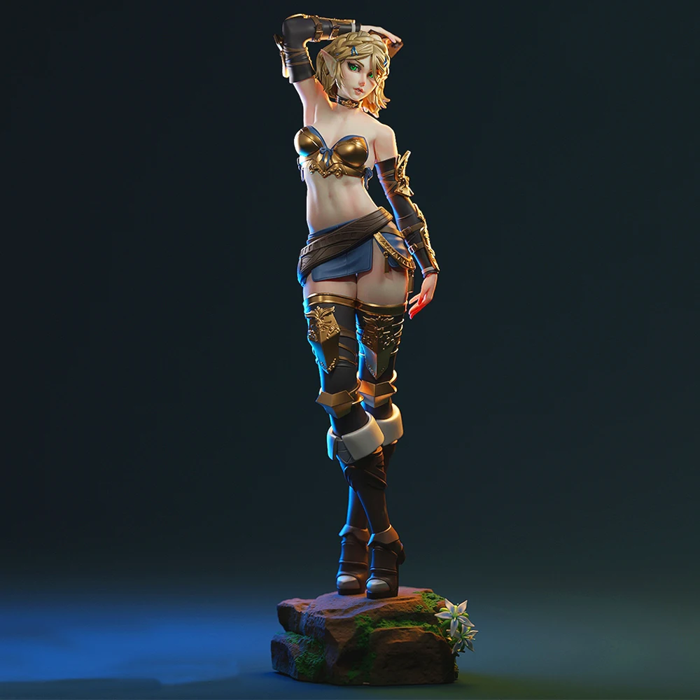 

1:18 высокопроизводительные аниме-фигурки Серафины Легвейл | Миниатюра 3D смолы | Неокрашенный комплект модели принцессы эльфа (A1142)