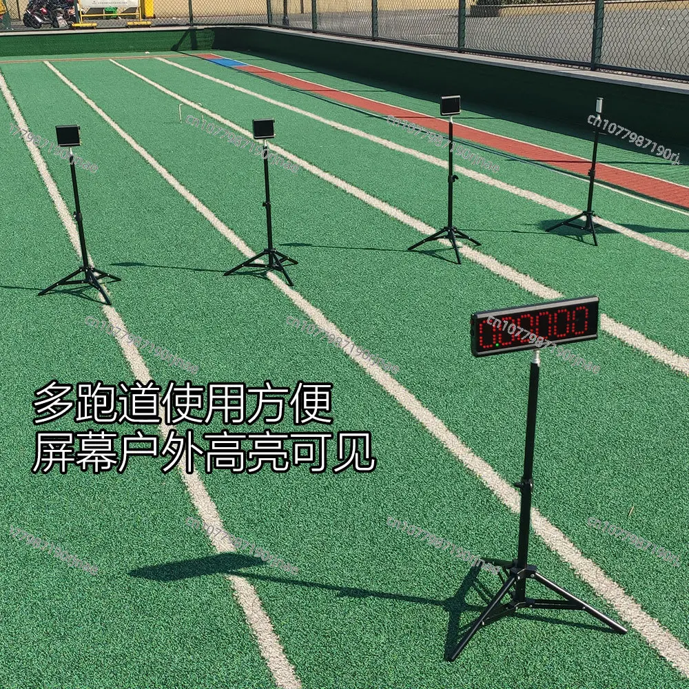 Automatic induction of sprint test in track and field roller skating competition with infrared laser timer