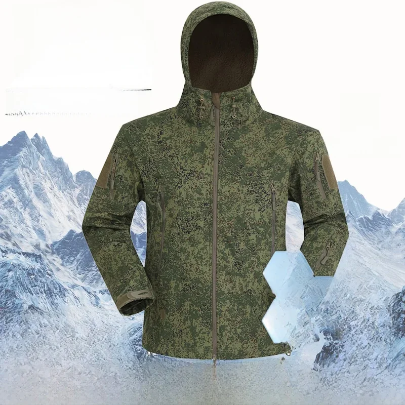 

Мужская мягкая куртка на флисовой подкладке, водонепроницаемая, ветрозащитная, дышащая, для кемпинга, езды на велосипеде, спортивная одежда, пальто «три в одном»