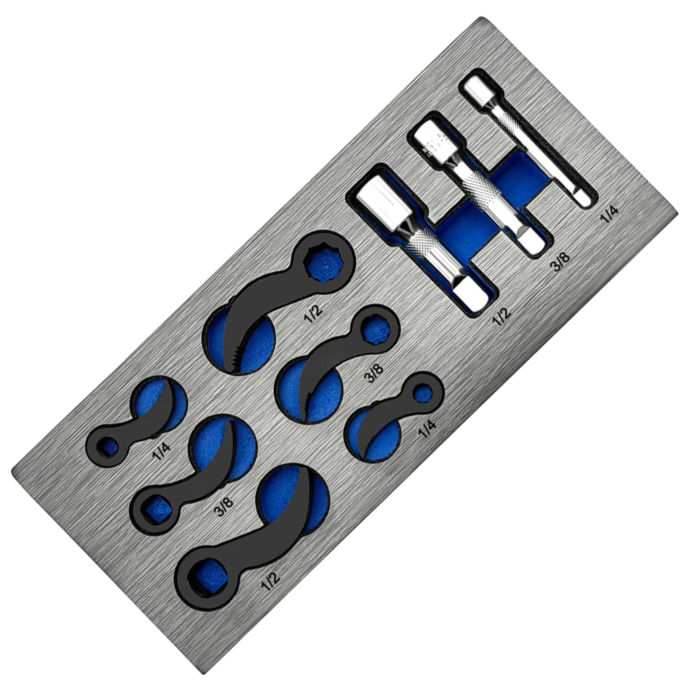 

Compact Tool Pry Bar Wrench Adaptor Square Adapter Tool Transformation Nickel-plated Finish For Standard Drive Tools