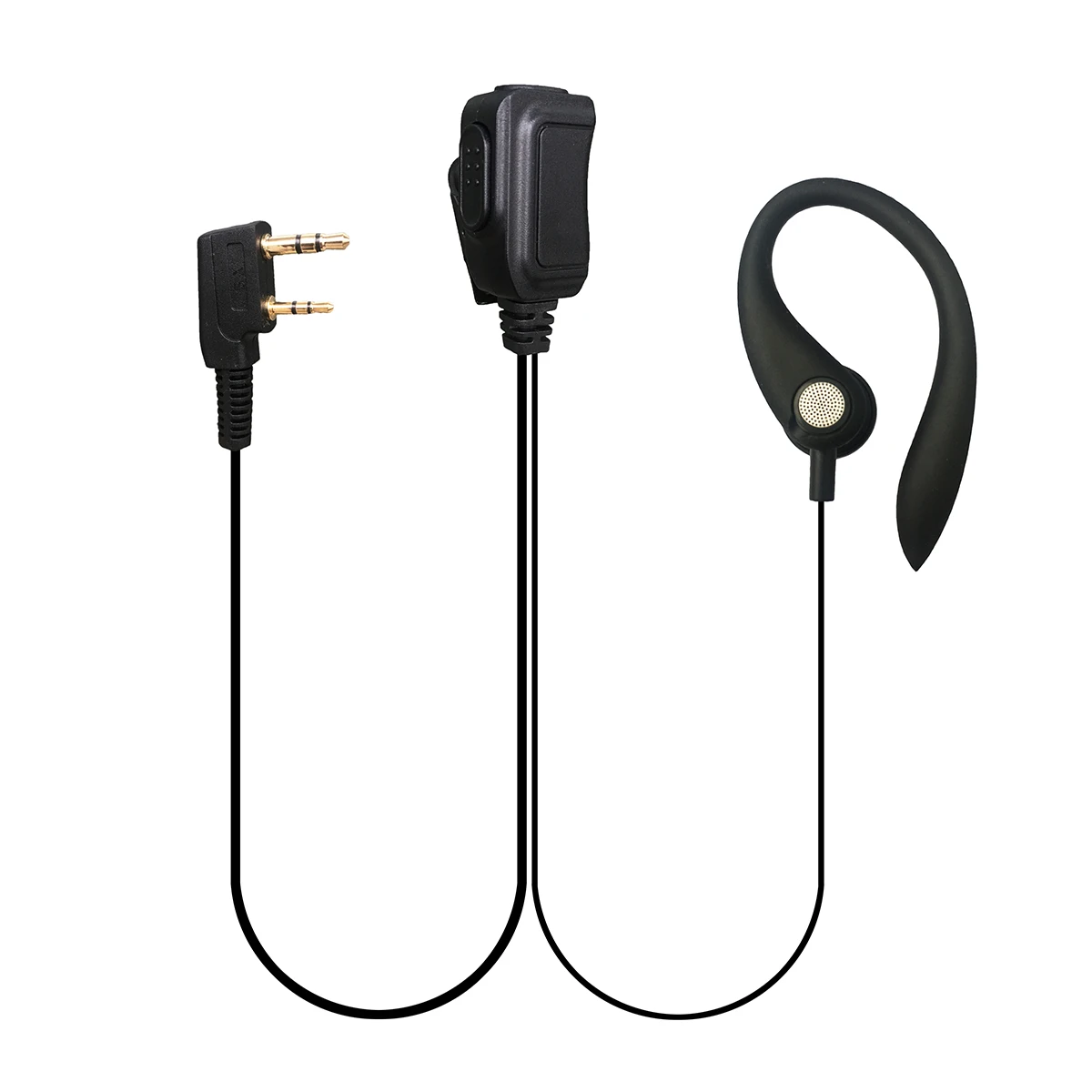 RELITAKS BQ105 Headset for Transceiver Walkie Talkie Air Tube PTT Headphone 2 Pin Radio Earphones for Kenwood Baofeng UV 5R 888S