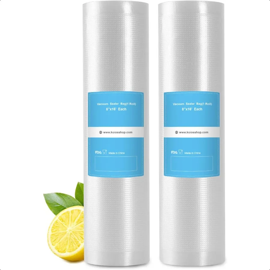 

Вакуумные пакеты для упаковки пищевых продуктов Rolls8 x 16 футов Вакуумные пакеты для пищевых продуктов без BPA Вакуумные пакеты для хранения продуктов питания или Sous Vide S