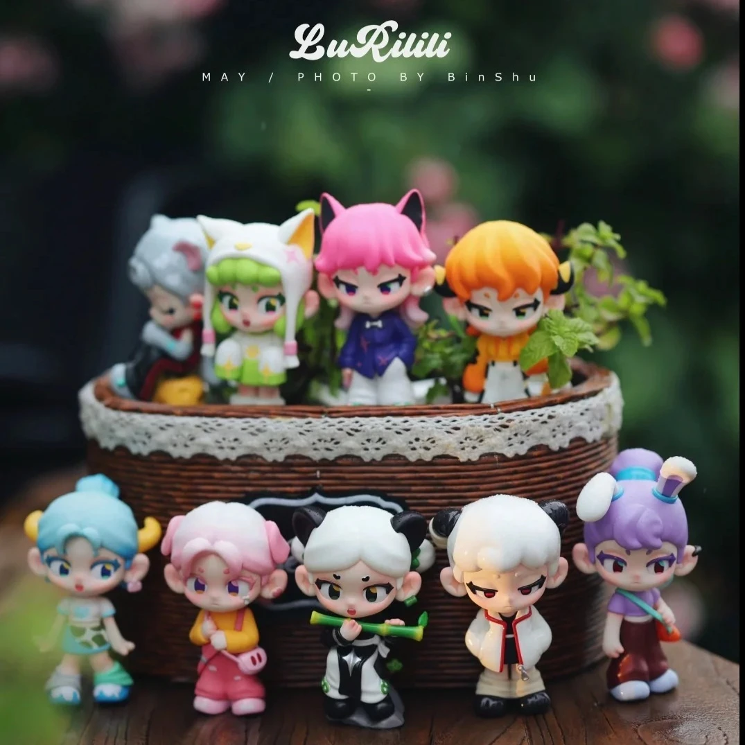 LURILILI الألفية مزرعة سلسلة صندوق أعمى فتاة هدية صندوق غامض دمية لطيفة مفاجأة هدية الإبداعية مجموعة حلية الزخرفية #1