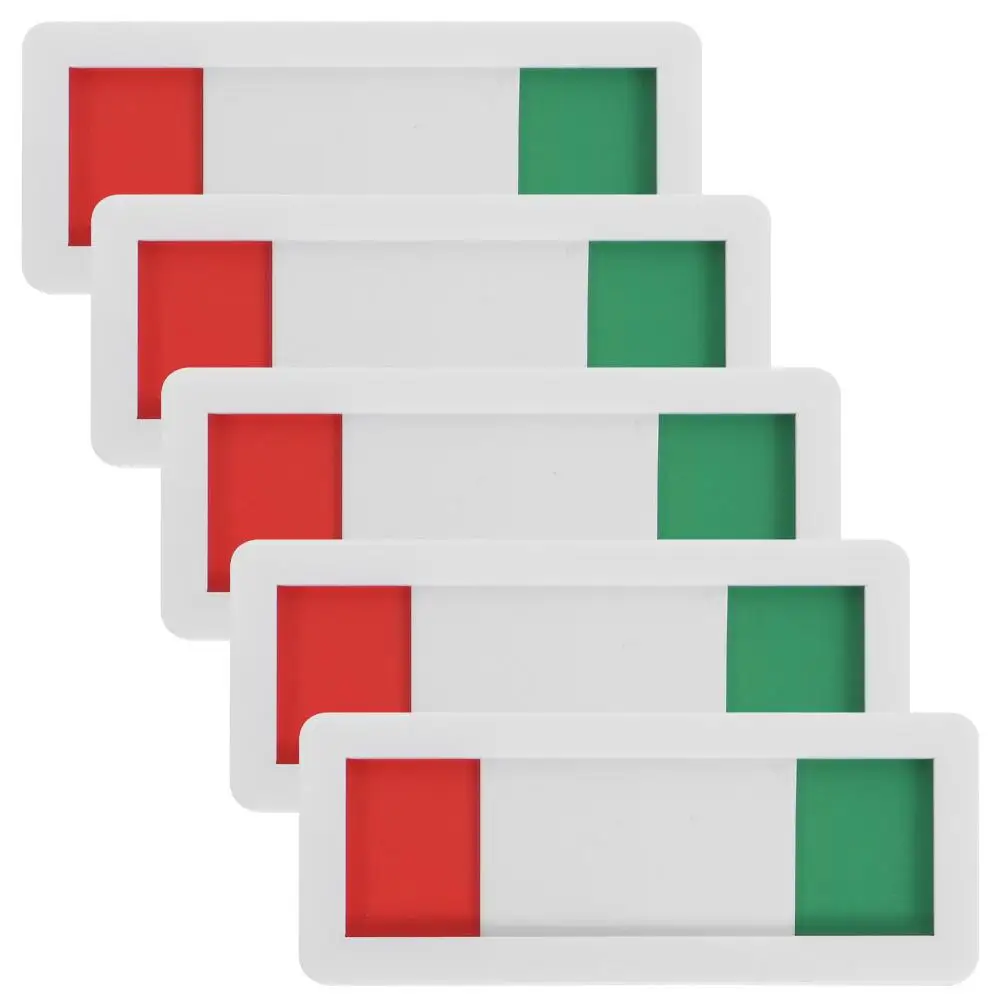 

5 Pcs Status Switch Sign Acrylic Material Red Green Background Sliding Cover Office Door Signs Conference Room Indicators