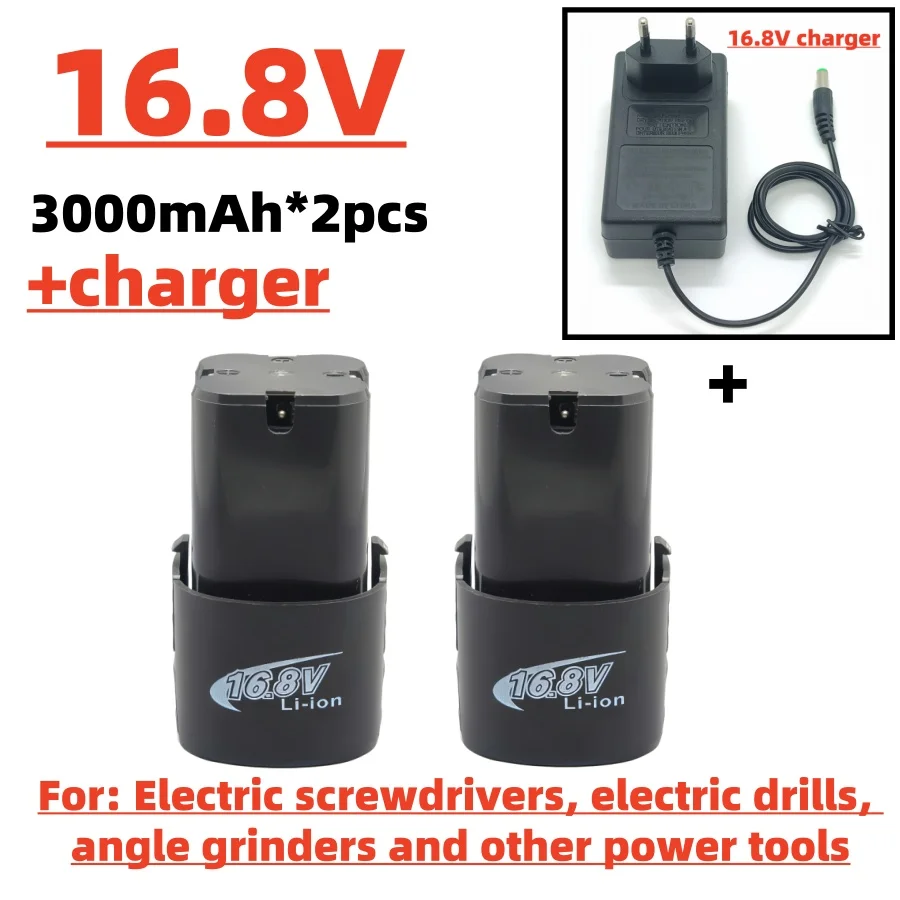16.8V 2000mAh/3000mAh/4000mAh Li-Ion Battery Replacement for Electric Screwdriver Multi-Purpose Drill 18650 Lithium Battery image 3