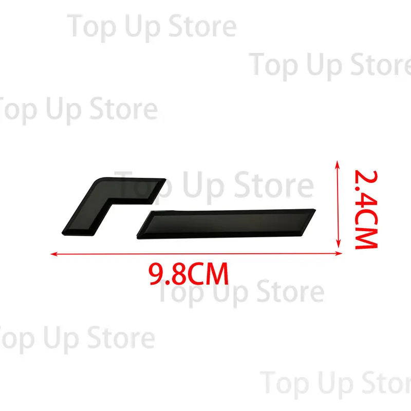 3D Metal R Logo, VWR (Racingline) Compatible With Golf 8th Generation GTI Car Decoration Sticker Decal
