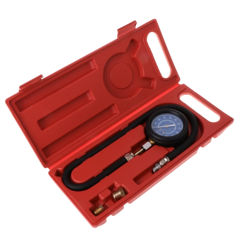 Upgraded Oil Pressure Gauge Compression Tester Automotive Petrol Engine Gauge Engine Compression Testing Easy Connection