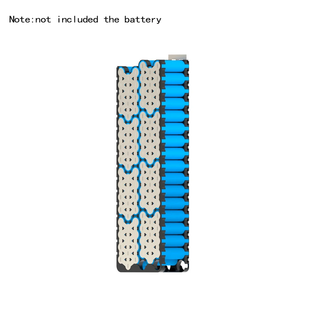 6P 16S 60V 21700 li-ion Battery Holder with Welding Nickel Board Folding electric bike Anti Vibration Cell Holder