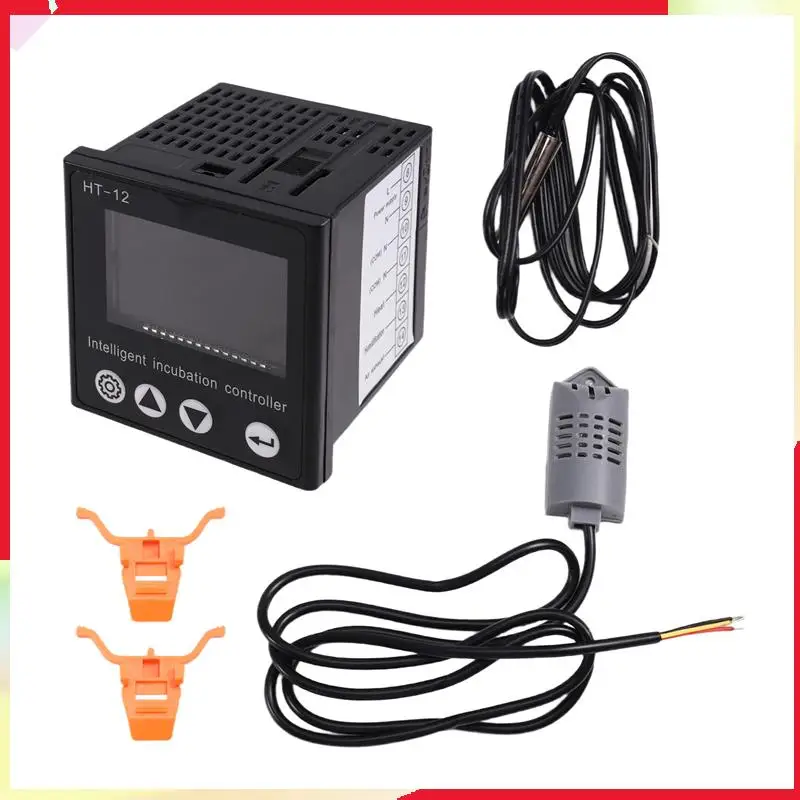

B18B HT-12 Интеллектуальный термостат для инкубатора Контроллер инкубатора для яиц HT-12 Многофункциональный регулятор температуры инкубатора