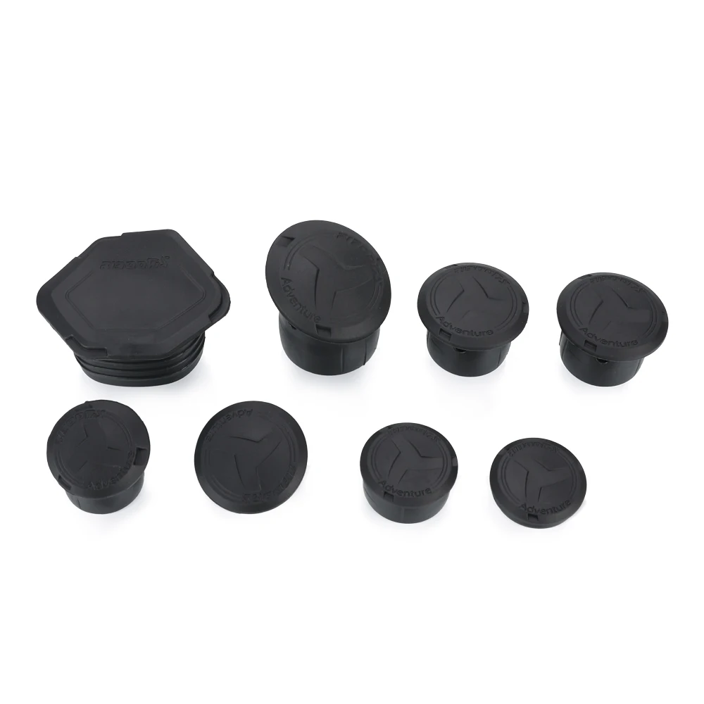 8PCS Motorcycle Accessories Frame Hole Cover Caps Plug Guard For BMW R1300GS R 1300GS Adventure R1300 GS ADV 2024 2025