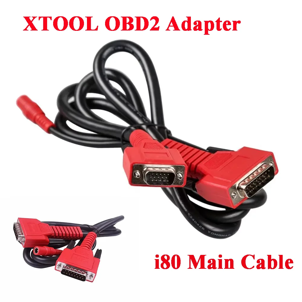 

XTOOL OBD2 Adapter X100 Pro i80 Main Cable 15pin to 16pin Diagnostic Machine Adapter For X100 Pad2 PAD3 D7 D8 A80PRO IP819