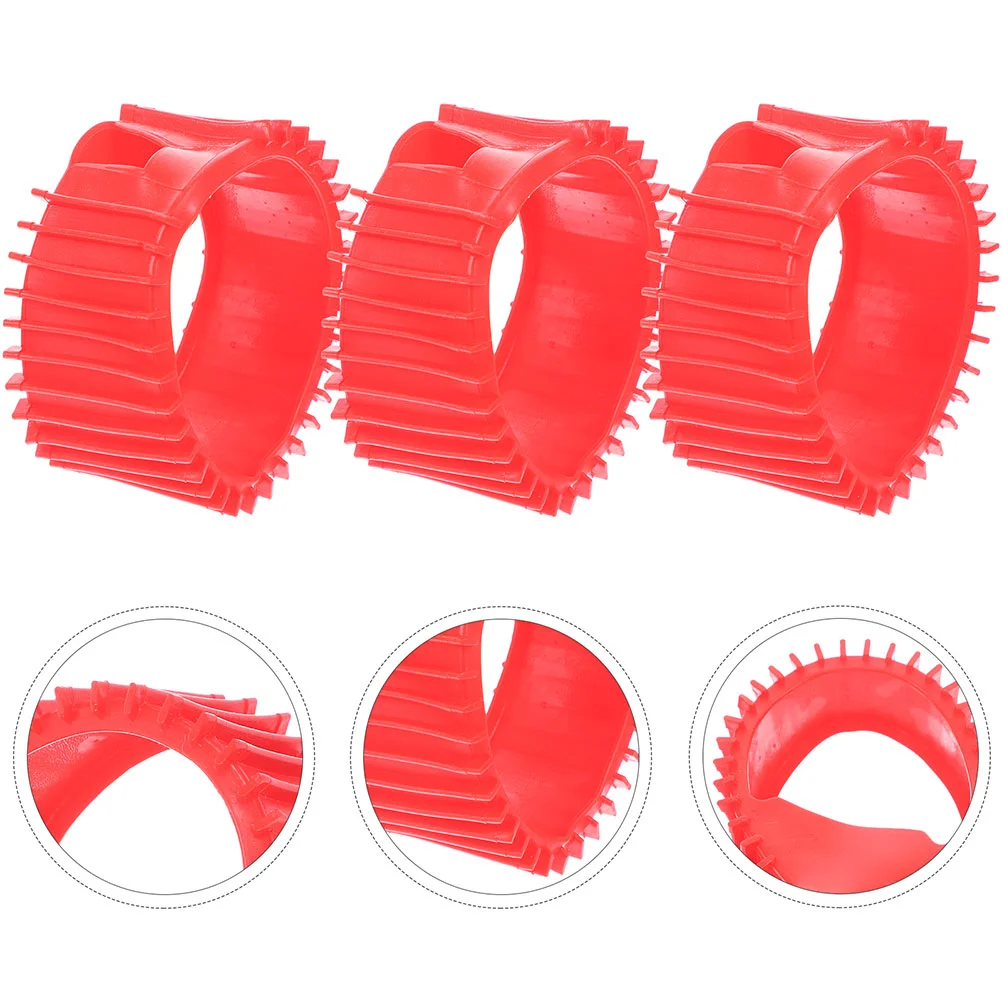 5 Pcs Propane Tank Gas Meter Cover Gauge Adapter Boots Silicone Protector Header Pressure Regulator Oxygen Acetylene Red