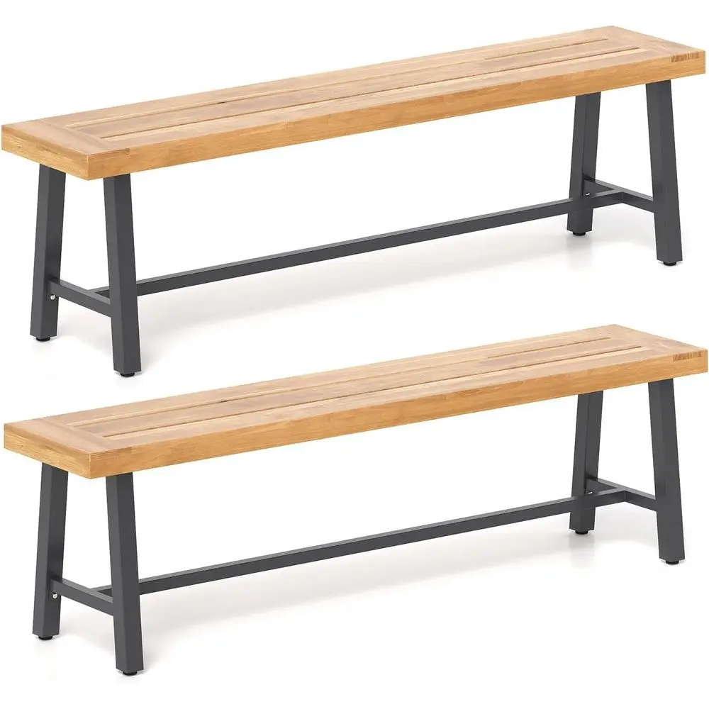 

Садовая скамейка из акации на 3 человека, грузоподъемность 360 кг, комплект уличной мебели для двора (2)