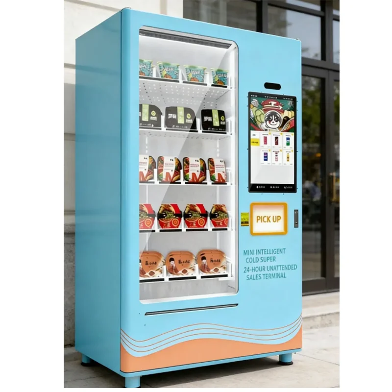 Smart Automatic 24/7 Hours Self Service Drink Snack Vending Machine Food Beer Custom Sale FL Customized