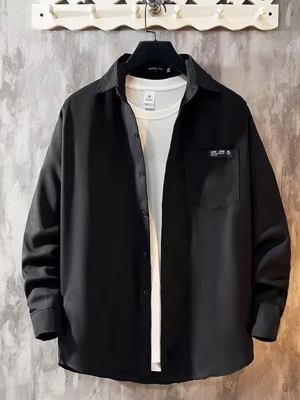 

Men's Summer Long Sleeve Ice Silk Cool Feeling Thin Sun Protection Breathable Outdoor Loose Style Casual Shirt Fashionable Coat