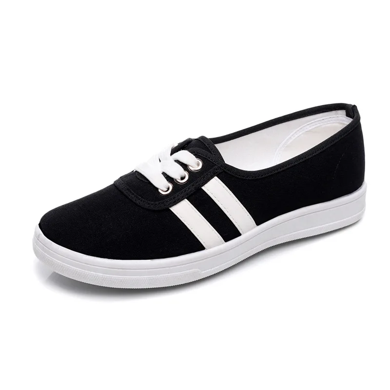 Versatile New Canvas Shoes Women\'s Little White Cloth Shoes ULZZANG Board Shoes Low Top Instagram Trendy Women\'s Shoes Fall 2024