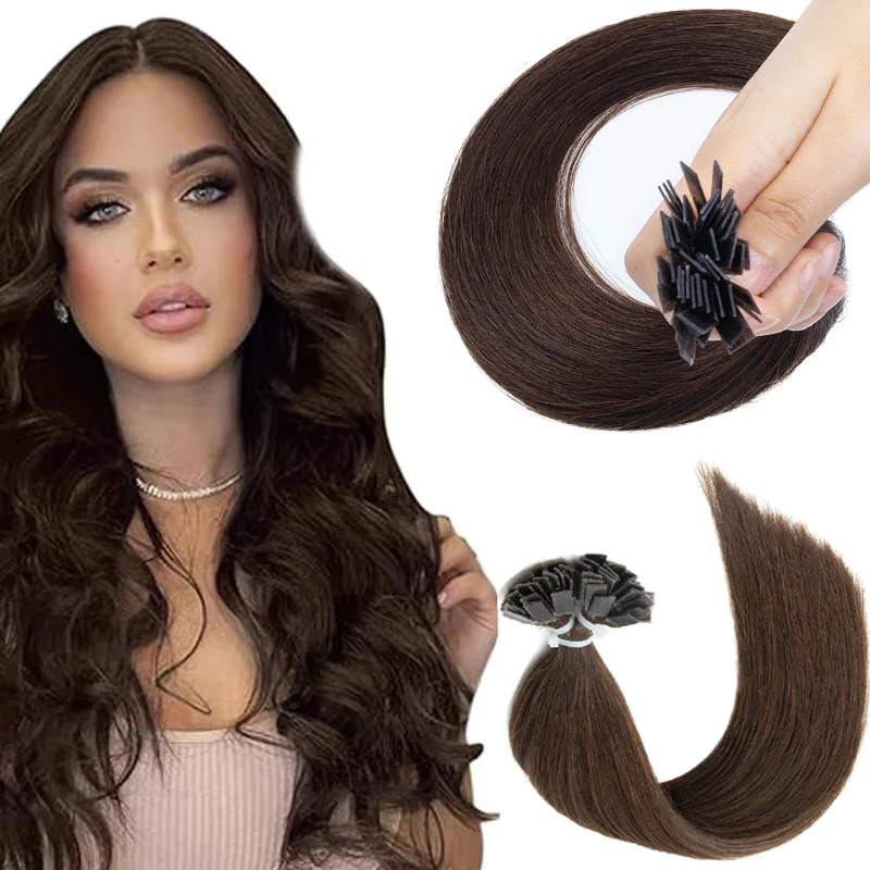 

Кератин горячего синтеза плоские наконечников волос 16-22 дюйма реальные человеческие волосы для ежедневного увеличения объема износа и расширения длины