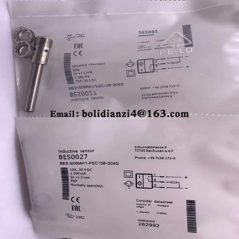 Sensor original BES0027 BES M08MH1-PSC15B-S04G BES01PC BES M08EH-NSC15B-S04G BES M08EH1-PSC60F-S49G