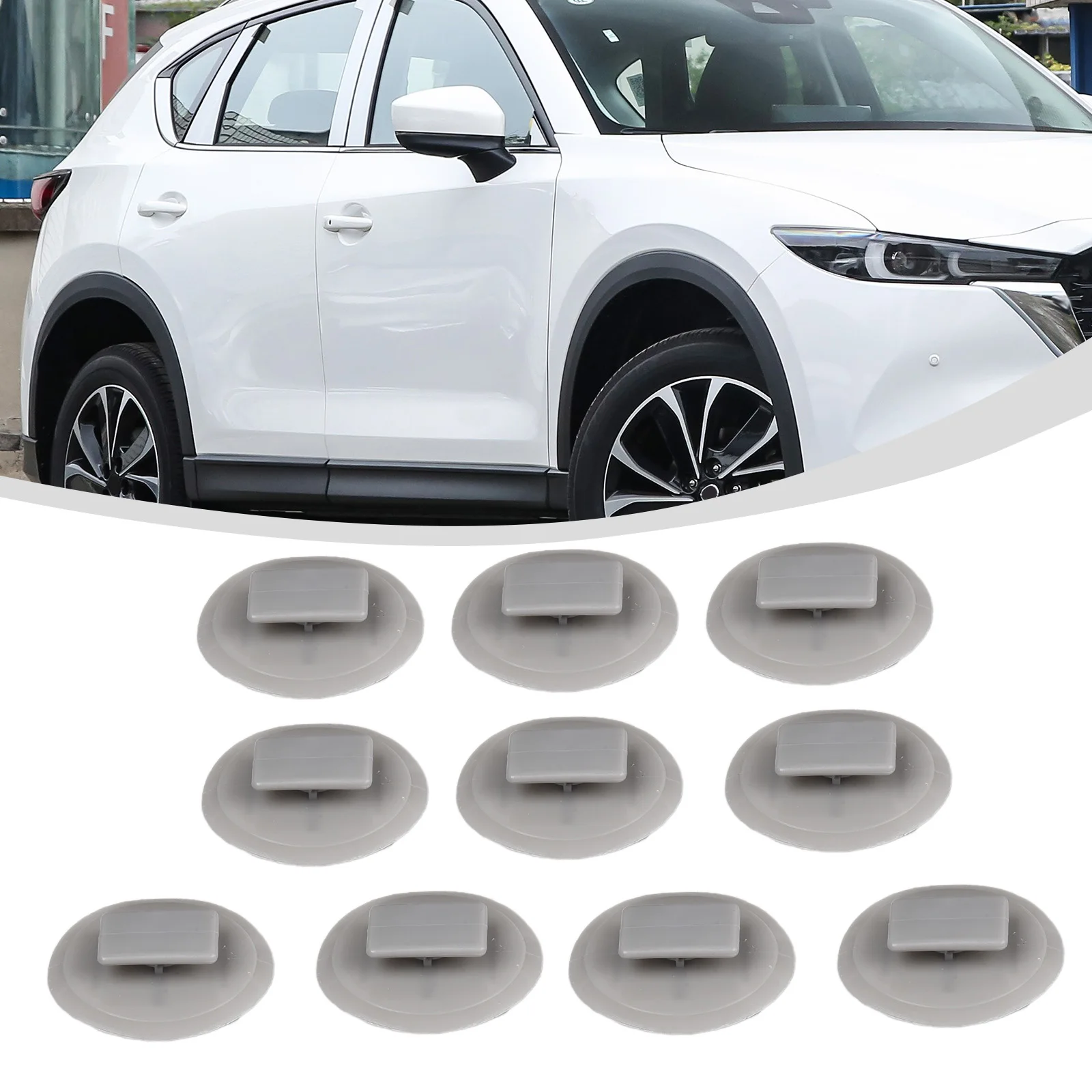 

10pcs Car Moulding Cover Trim Clips Side Skirt Sill Moulding Cover Trim Clips Some For Mazda Vehicles FOR Mazda BP4L51SJ3