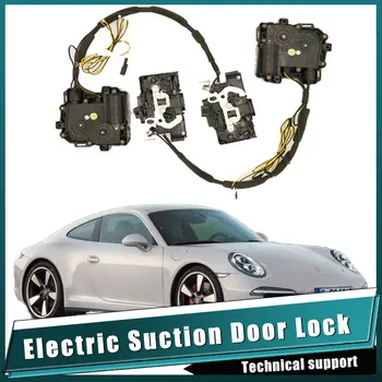 Inteligentny elektryczny zamek zasysający do drzwi Porsche 911, automatyczne, ciche domykanie drzwi, super cichy zamek do drzwi samochodowych.