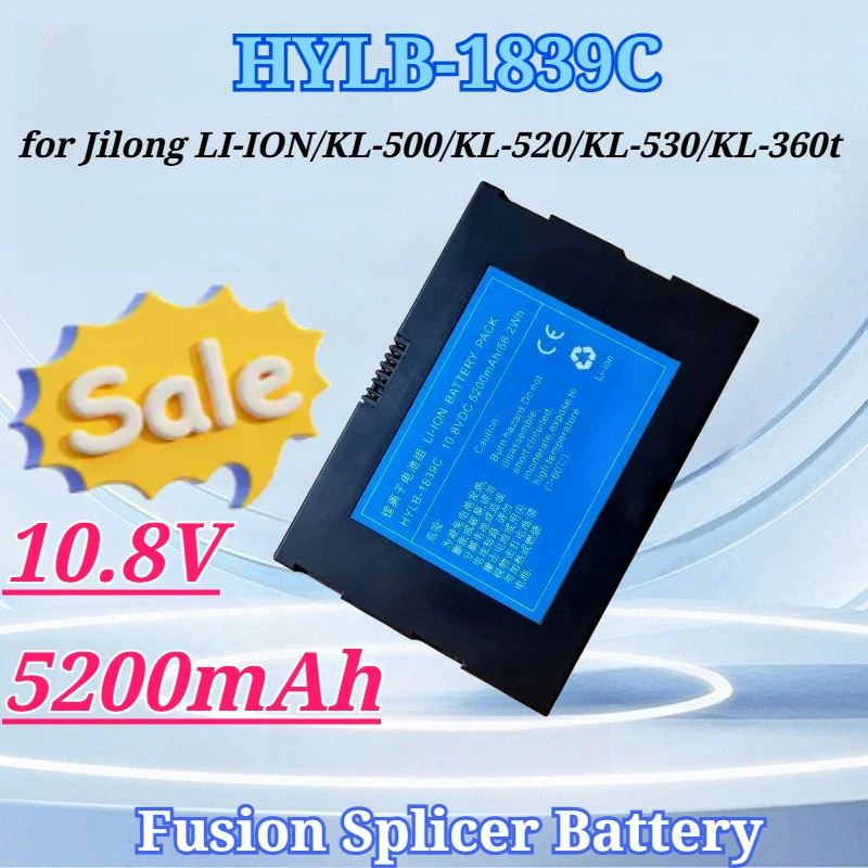 

10.8V 5200mAh for HYLB-1839C for Jilong Battery Pack LI-ION for KL-500 KL-520 KL-530 KL-360t KL-380 Fiber Optical Splicer