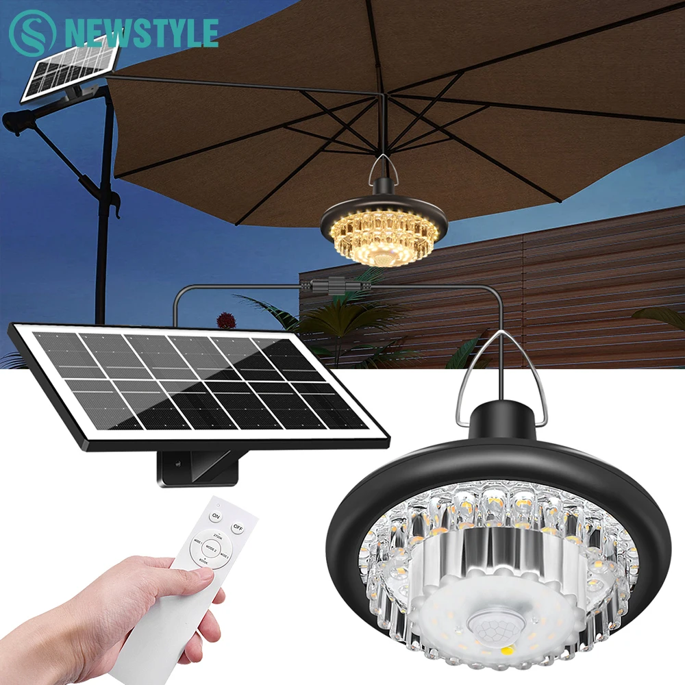 

Солнечный светодиодный хрустальный подвесной светильник IP65, водонепроницаемый, с регулировкой цвета, для внутреннего и наружного освещения, прожектор для сада, сарая, беседки, веранды