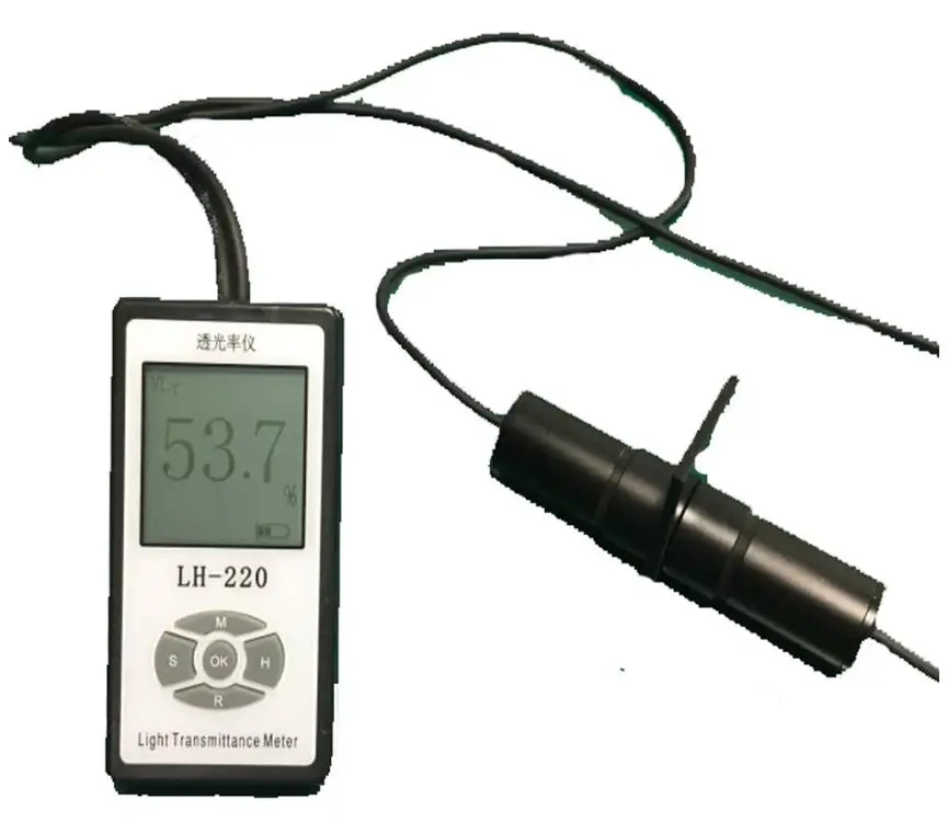 LH-220 Solar power meter Split light transmittance tester glass/solar film/PVC light transmittance measurement