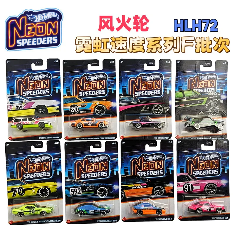 hot-wheels-–-voiture-de-vitesse-au-neon-originale-serie-hlh72-porsche-volvo-dodge-volkswagen-modele-de-vehicule-moule-sous-pression-jouets-cadeaux-pour-garcons