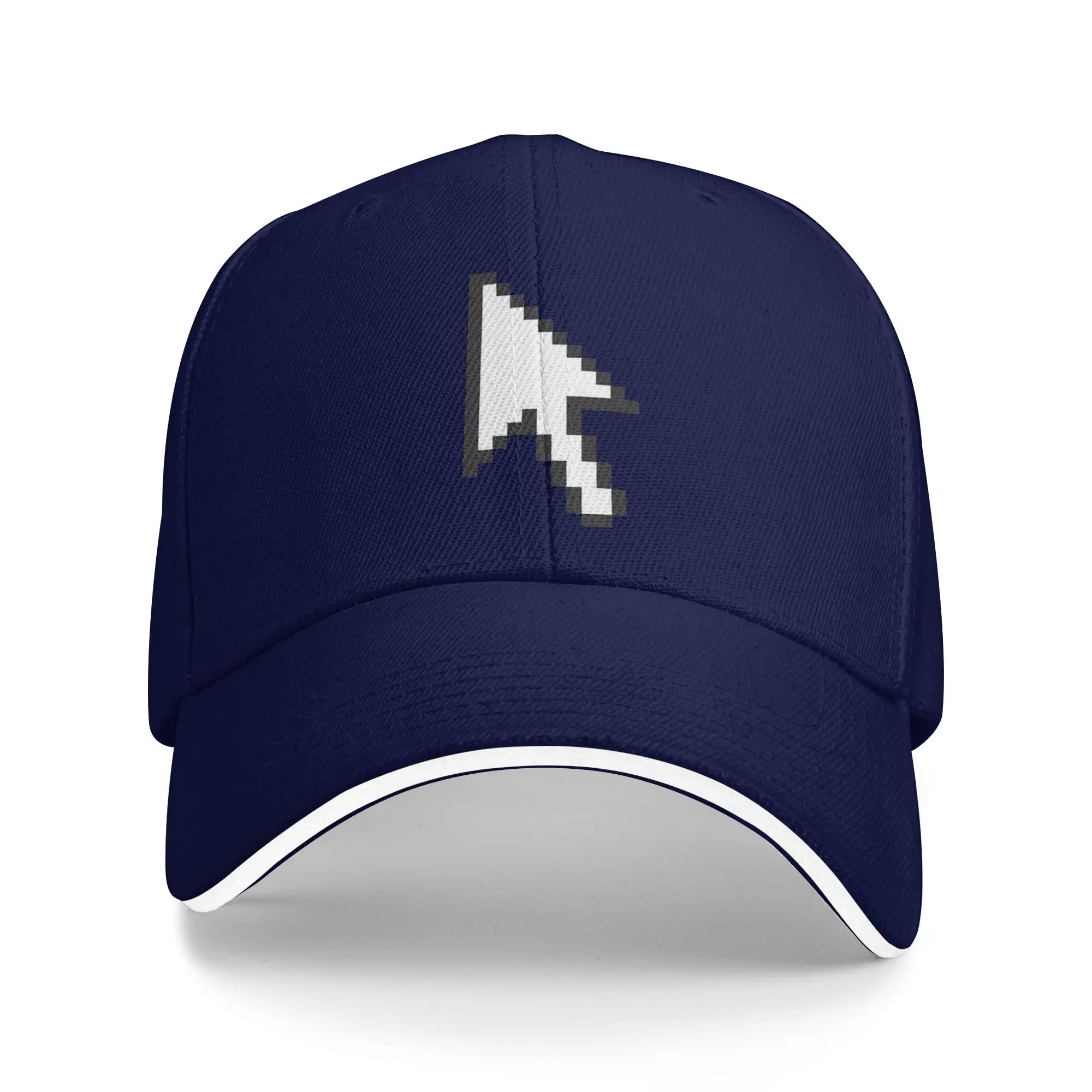 Vintage Mouse Pointer  Accessories Men Women Baseball Cap  Dad Hat Retro Daily Headwear Adjustable Snapback Cap