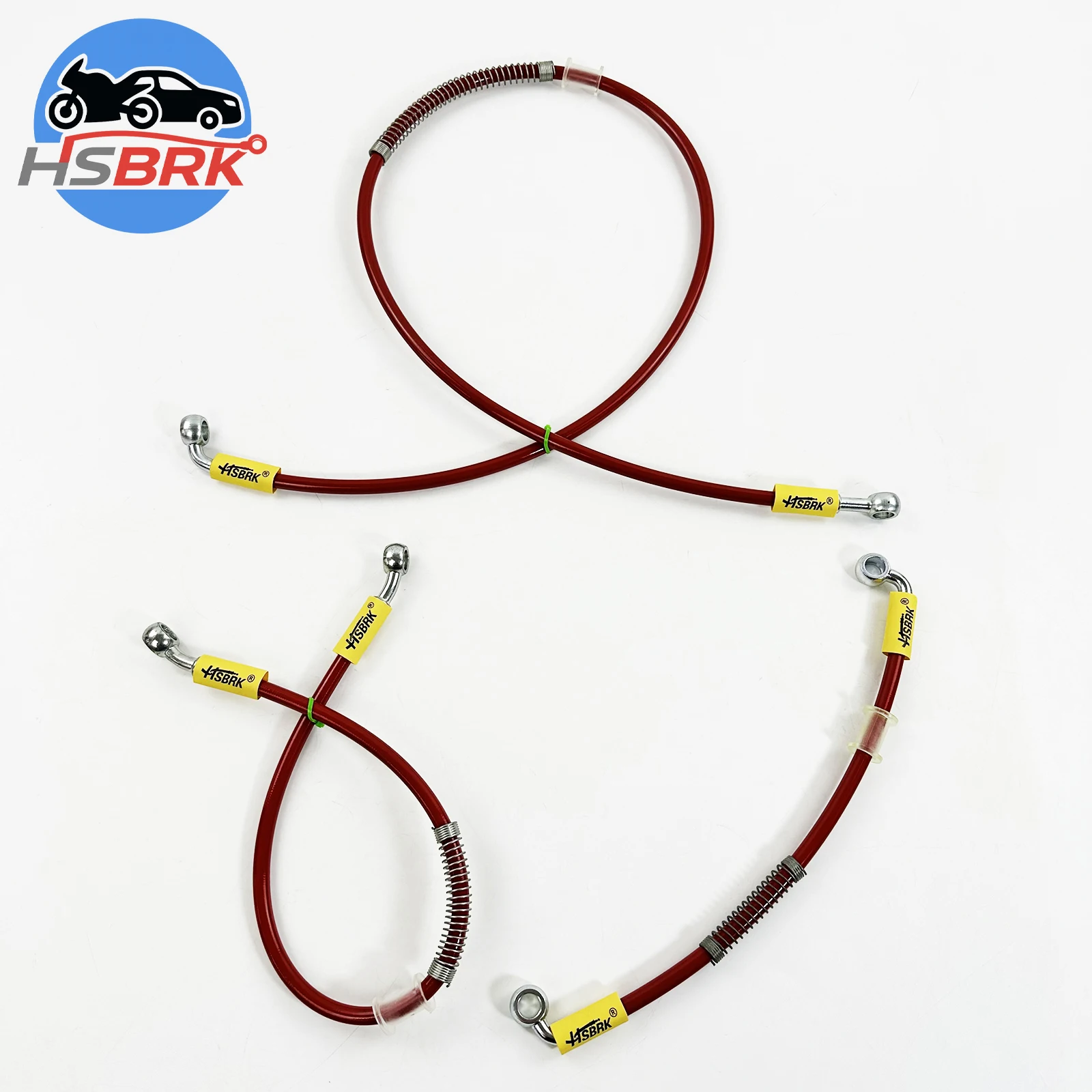 Stainless Steel Braided Nylon Brake Hose 10-200CM Car Motorcycle Modification Brake Line High Temperature Resistant Oil Pipe