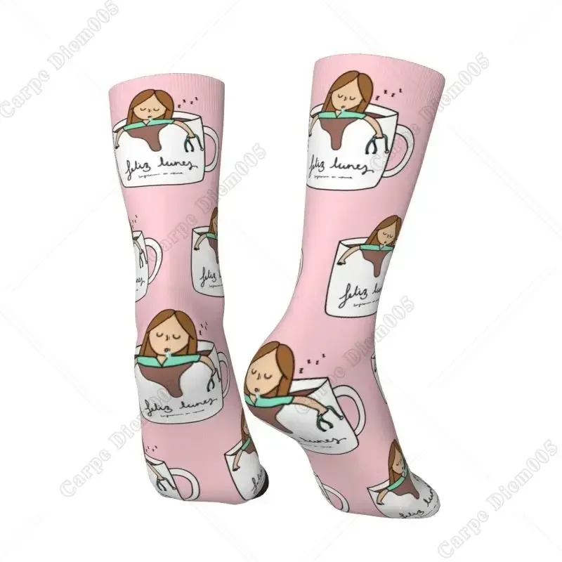 Y2K Cute Doctor Nurse in Trouble Doctor Nurse Men Women Warm 3D Printed Football Sports Socks