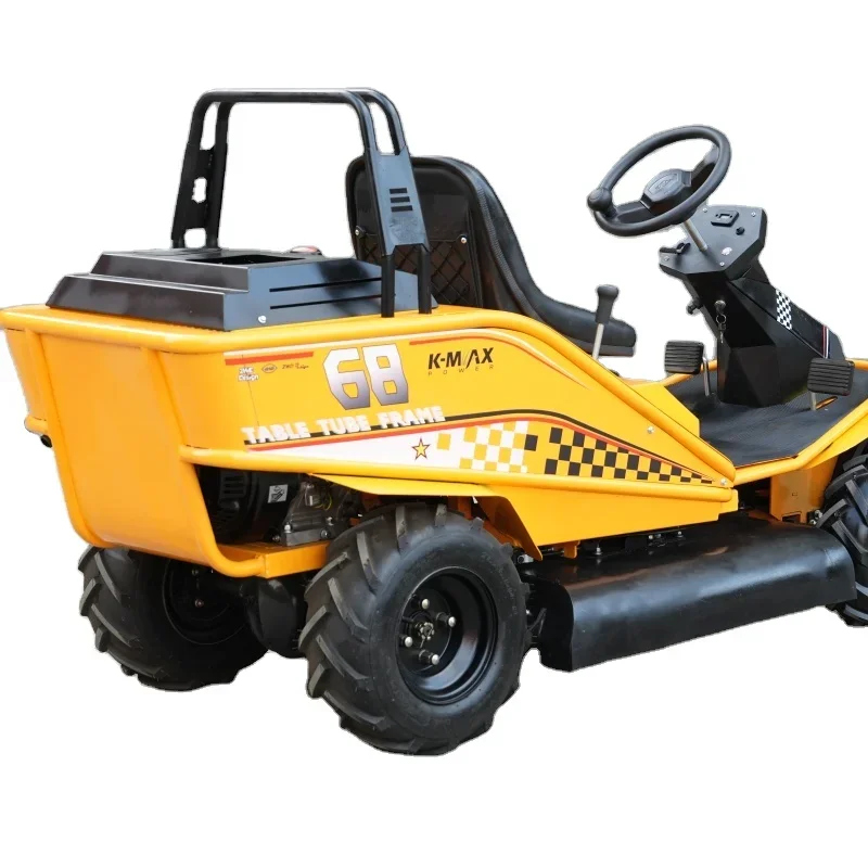 2025 New 4x4  Lawn Tractor for Rough Terrain Ride on Mower