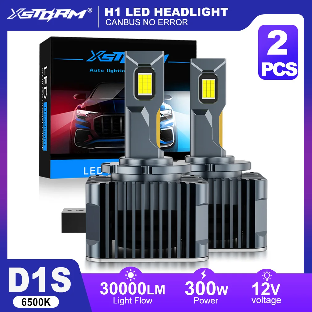 

XSTORM D1S D3S LED Canbus D2S D4S D1R D2R D3R LED Headlight Bulbs 150W 6500K 30000LM Auto Lights Bulbs Replacement Plug&Play 12V