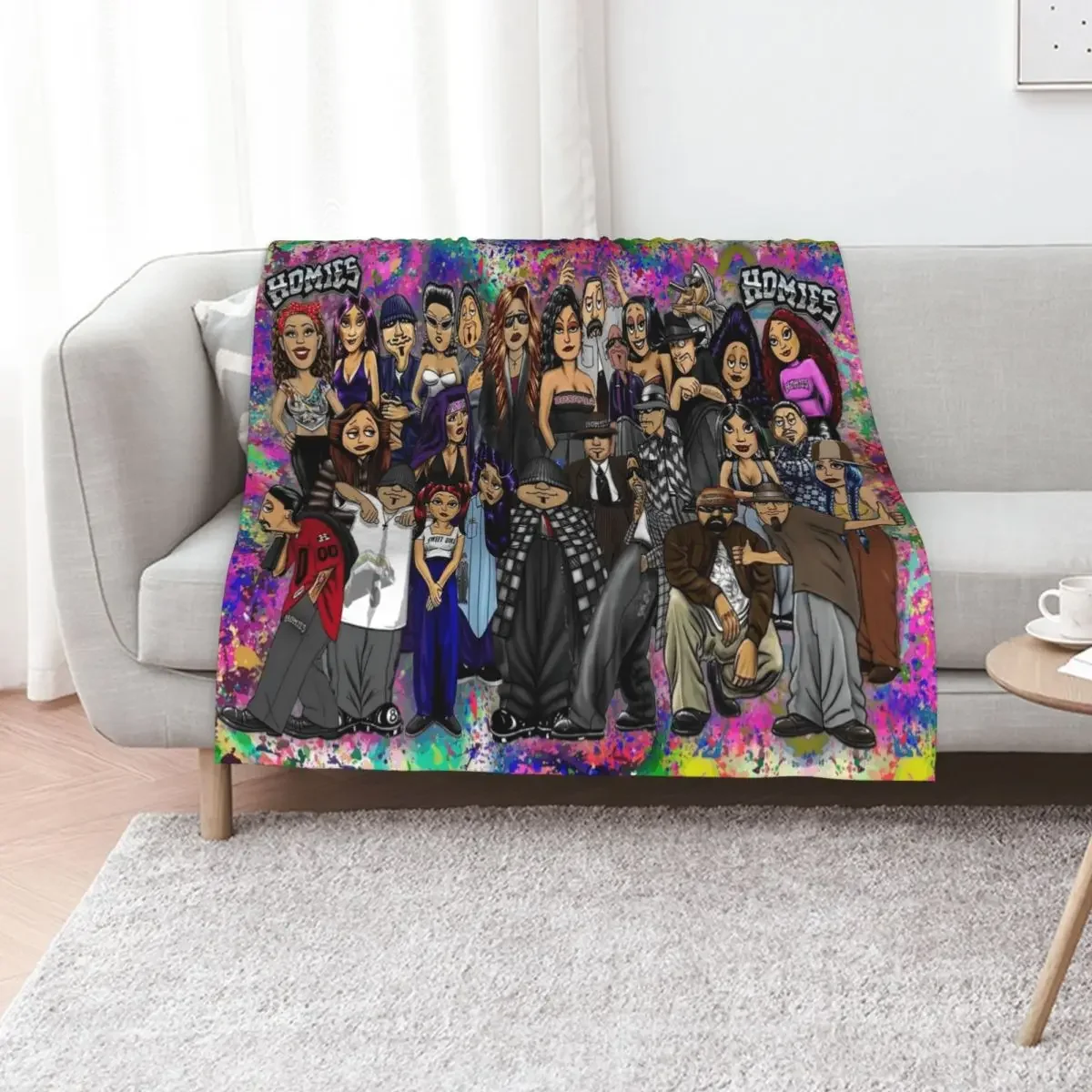 

Lil Homies Throw Blanket halloween Sofa sofa bed Luxury Brand Blankets