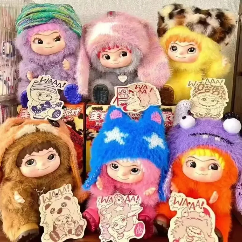 

Забавная и пушистая слепая коробка Waku Party, красивая фигурка Waku, загадочная коробка, подвесная сумка для куклы, сумка-сюрприз, подарочная игрушка.