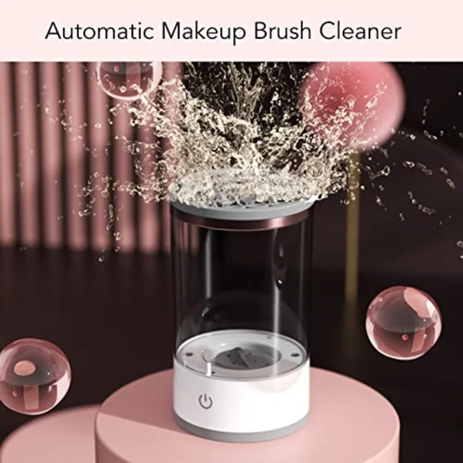 Makeup Brush Cleaner Machine 7000 RPM Rotational Speed Electric Makeup Brush Cleaner Machine Automatic Cosmetic Makeup Brush Cl