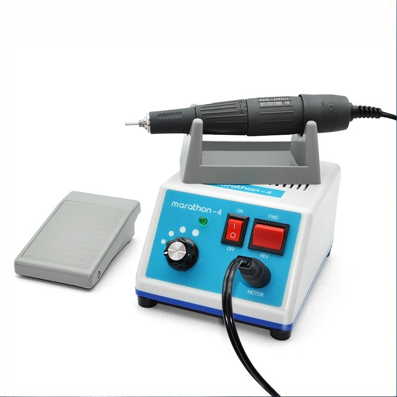 

35000 RPM Polishing Machine E-Type Micromotor M4+H37L1 Handle For Denture Polish Equipment Nail Drill Grinder Manicure Tool